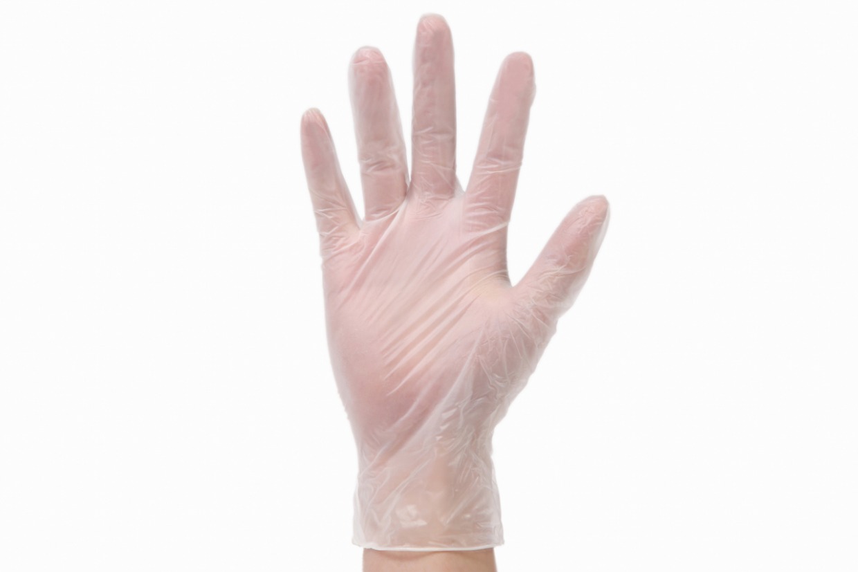 マツヨシ 使い捨て手袋 プラスチックグローブ 手袋 粉なし 松吉医科 