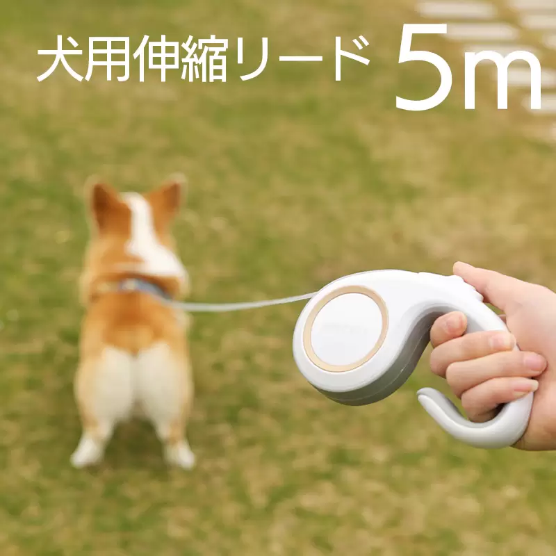 犬伸縮リード 5m dg7018